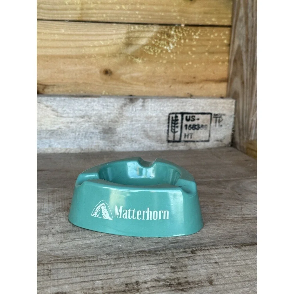 Vintage Matterhorn Plastic Ashtray Bar Decor‎ Mancave Decor Ash Tray